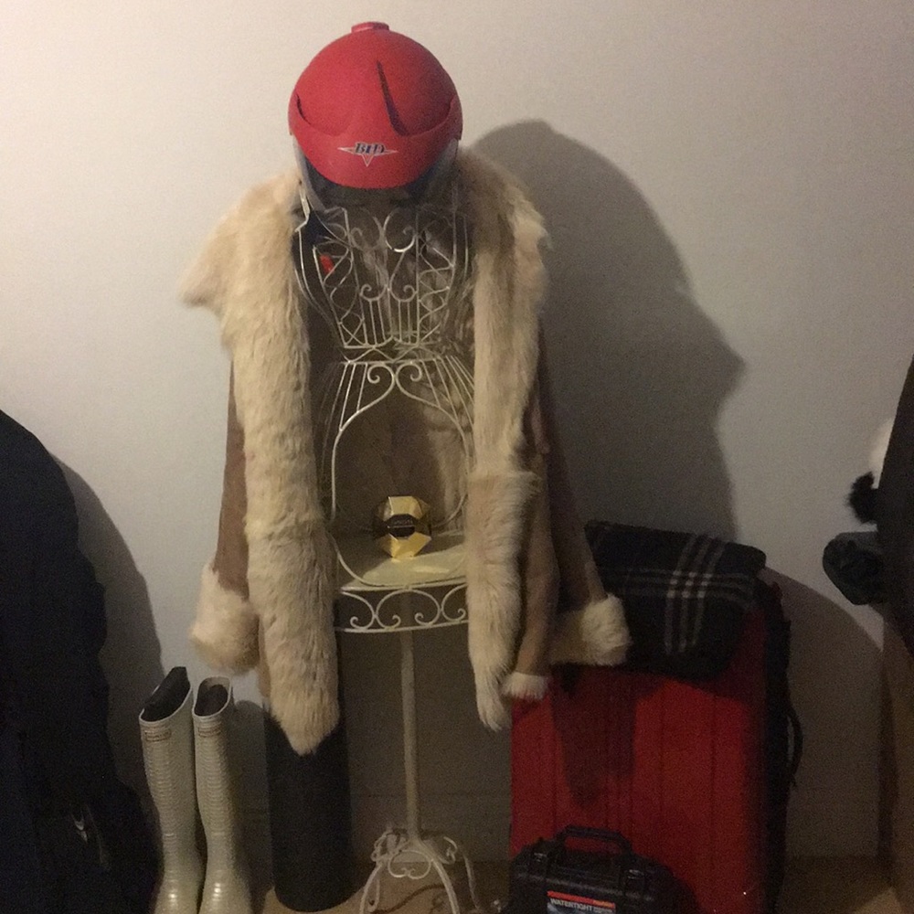 New York Barbarian one of kind Shearling gorgeous flowy Toscana…